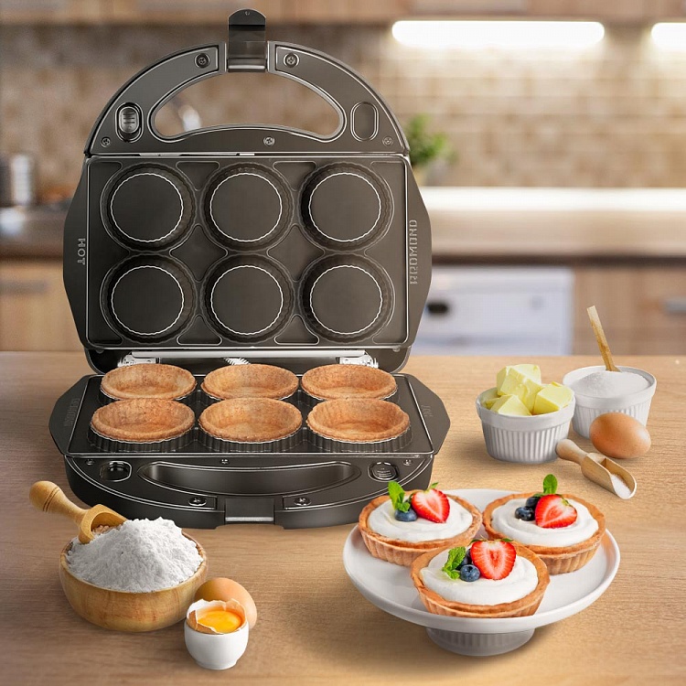 Панель "Тарталетки" для мультипекаря REDMOND (форма для выпечки тарталеток) RAMB-35 - фото 3 - купить в интернет-магазине Редмонд