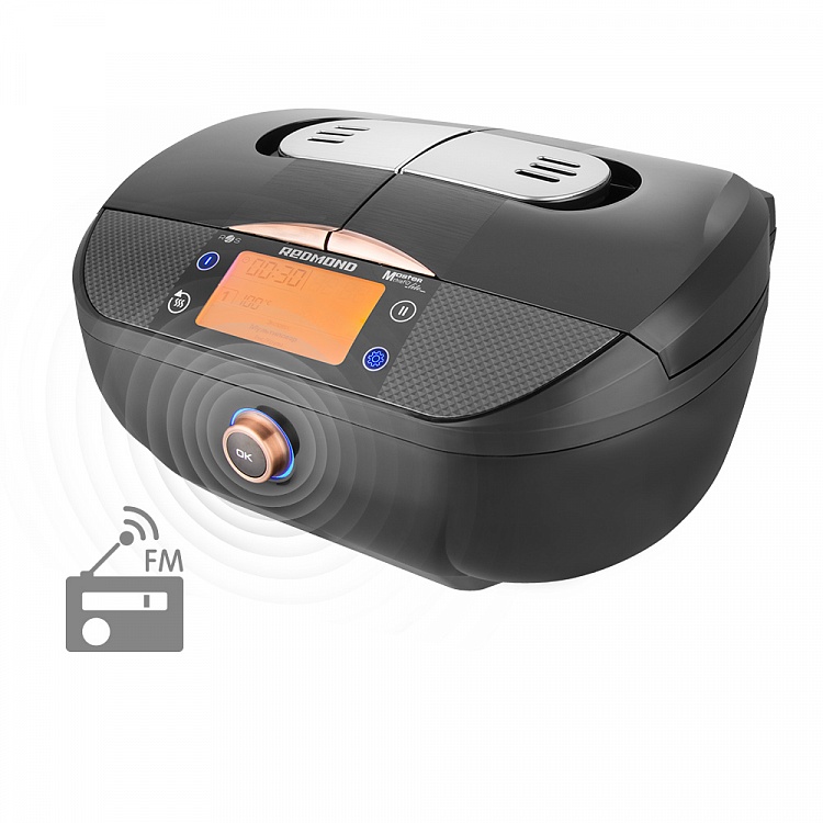 Мультиварка REDMOND SkyCooker CBD100S с двумя чашами - фото 6 - купить в интернет-магазине Редмонд