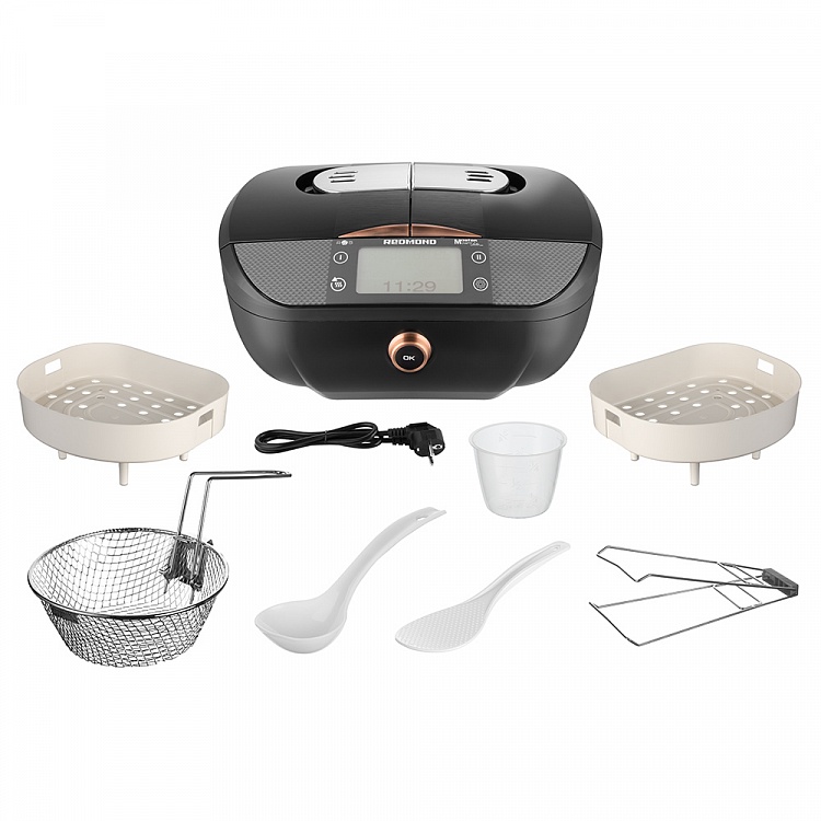 Мультиварка REDMOND SkyCooker CBD100S с двумя чашами - фото 8 - купить в интернет-магазине Редмонд