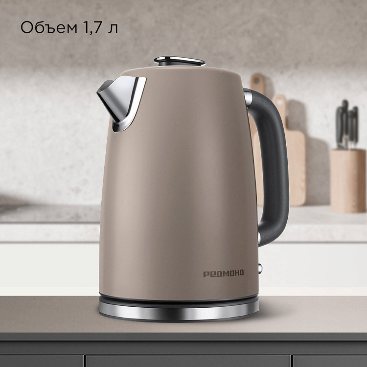 Электрический чайник РЕДМОНД KM240 (бежевый) - фото 6 - купить в интернет-магазине Редмонд