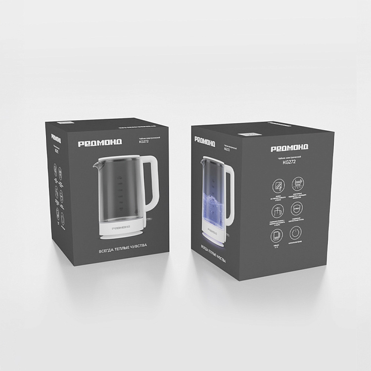 Электрический чайник РЕДМОНД KG272 (белый) - фото 11 - купить в интернет-магазине Редмонд