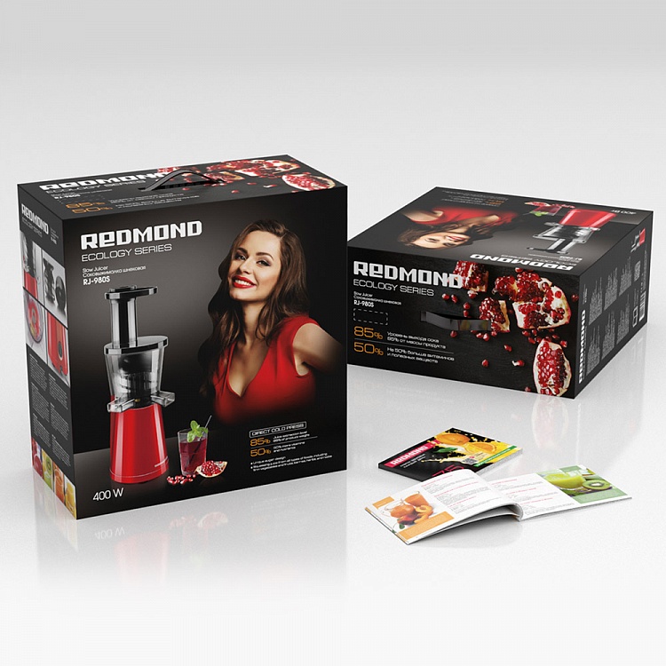 Соковыжималка шнековая REDMOND RJ-980S - фото 10 - купить в интернет-магазине Редмонд