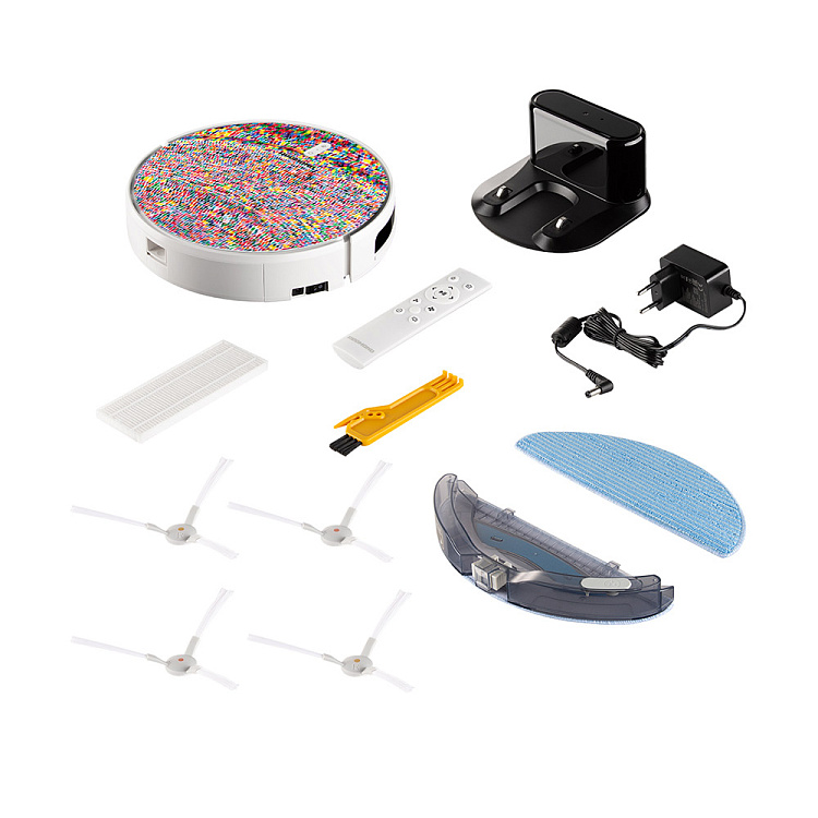 Умный робот-пылесос REDMOND RV-R640S WiFi (мозаика) - фото 10 - купить в интернет-магазине Редмонд