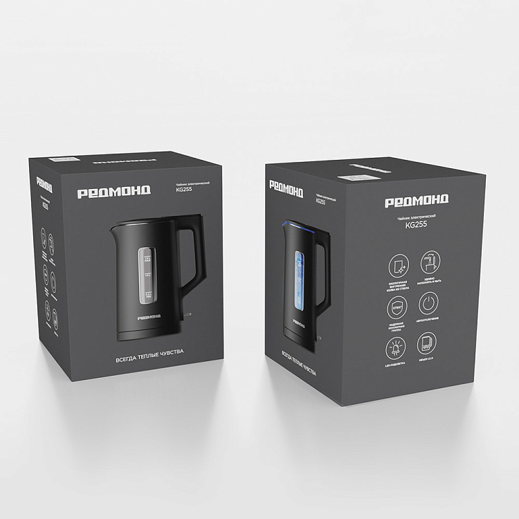 Электрический чайник РЕДМОНД KG255 (черный) - фото 10 - купить в интернет-магазине Редмонд