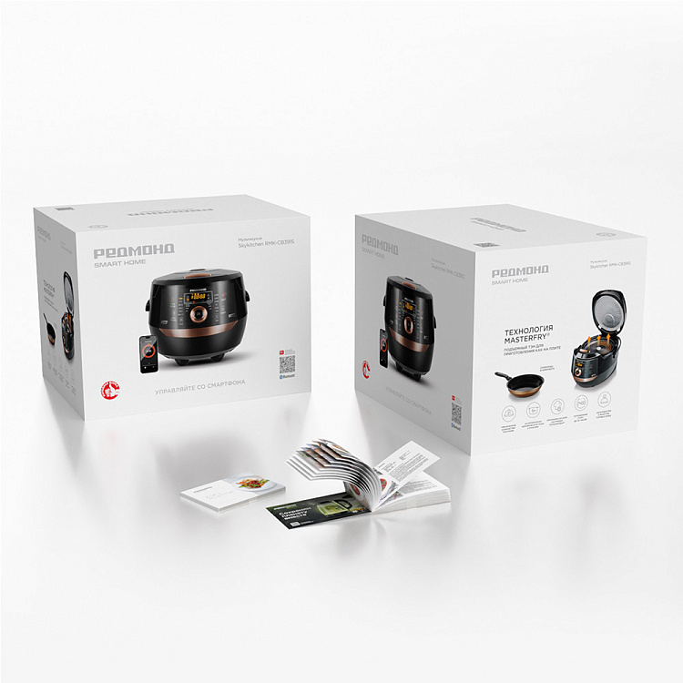 Умная мультикухня РЕДМОНД SkyKitchen CB391S со сковородой - фото 13 - купить в интернет-магазине Редмонд