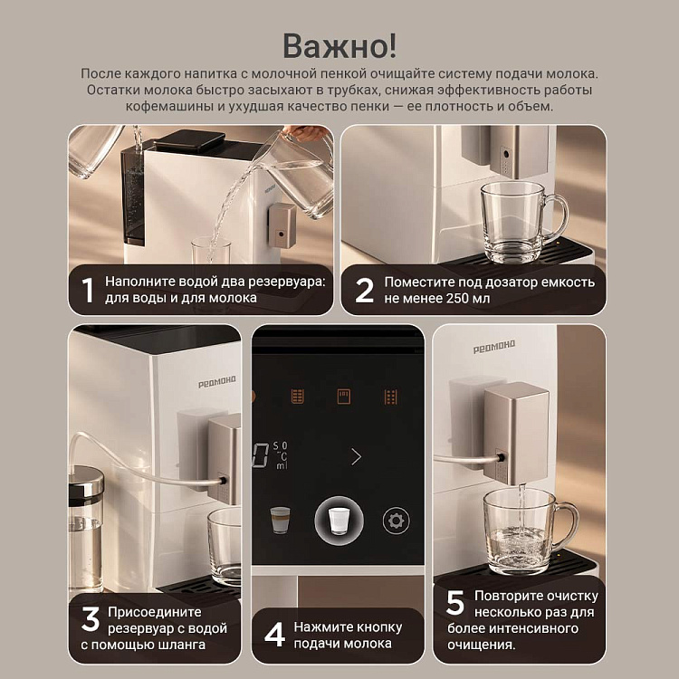 Кофемашина РЕДМОНД CM733 - фото 9 - купить в интернет-магазине Редмонд