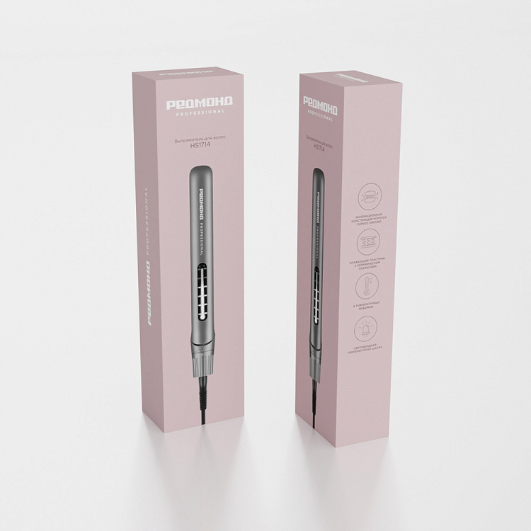 Выпрямитель для волос REDMOND HS1714 (красный) - фото 11 - купить в интернет-магазине Редмонд