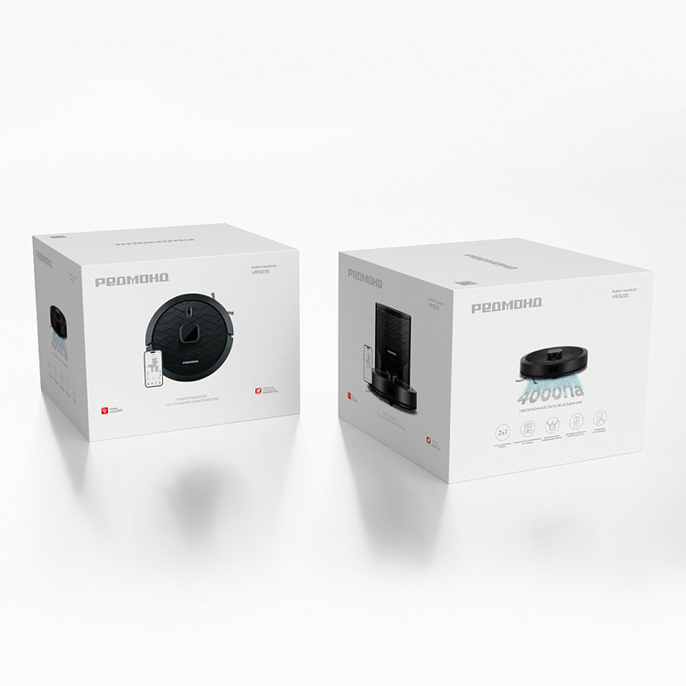 Умный робот-пылесос РЕДМОНД VR1323S WiFi - фото 12 - купить в интернет-магазине Редмонд
