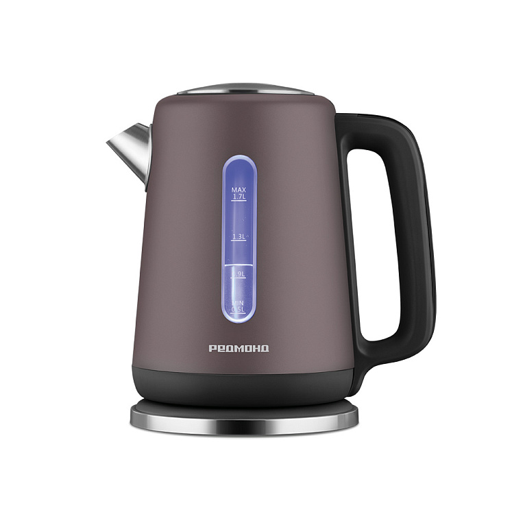 Электрический чайник РЕДМОНД KM238 (серо-коричневый) - фото - купить в интернет-магазине Редмонд
