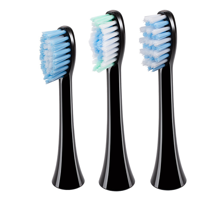 Набор сменных насадок REDMOND N4703 для зубной щетки (черный) - фото - купить в интернет-магазине Редмонд