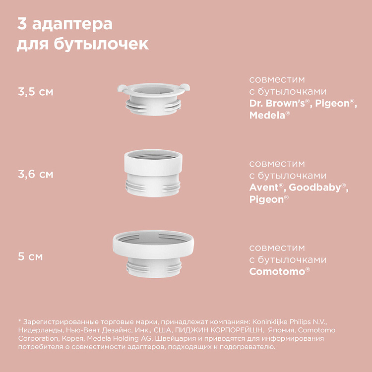 Портативный подогреватель молока РЕДМОНД Baby BC5205 - фото 8 - купить в интернет-магазине Редмонд