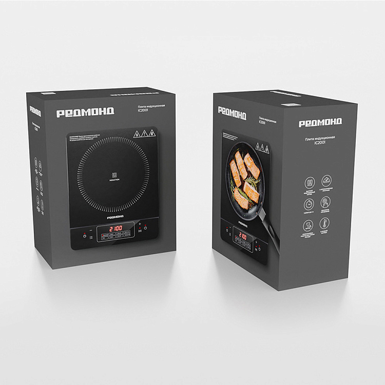 Электроплита индукционная РЕДМОНД IC2001 - фото 10 - купить в интернет-магазине Редмонд