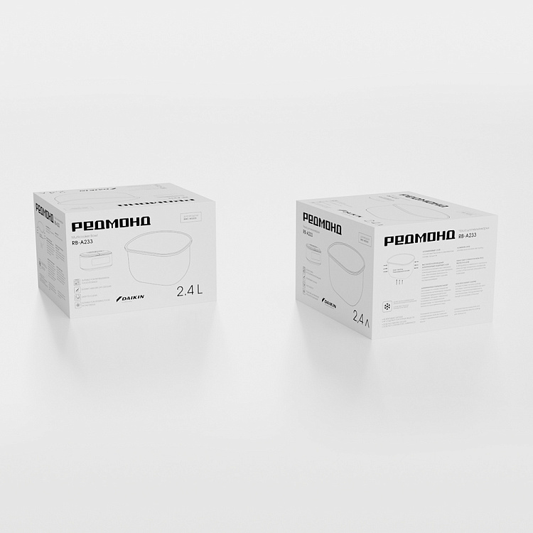 Чаша для мультиварки РЕДМОНД RB-A233 - фото 2 - купить в интернет-магазине Редмонд