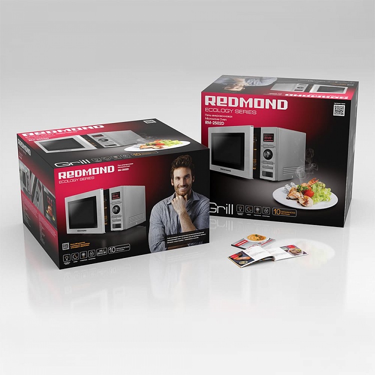 Микроволновая печь REDMOND RM-2502D - фото 10 - купить в интернет-магазине Редмонд
