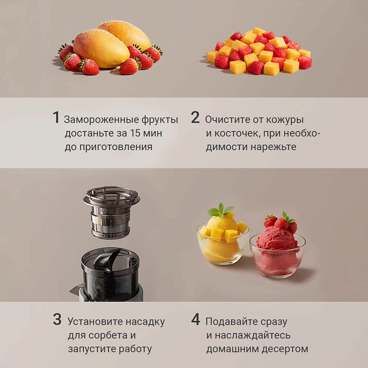 Соковыжималка шнековая РЕДМОНД J1409 - фото 5 - купить в интернет-магазине Редмонд