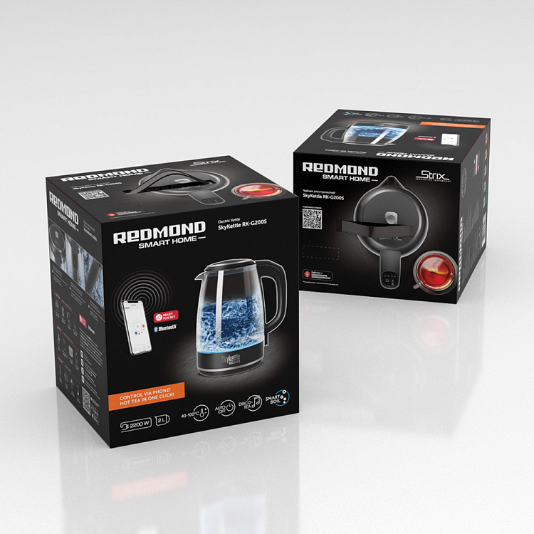 Умный чайник-светильник REDMOND SkyKettle G200S - фото 10 - купить в интернет-магазине Редмонд