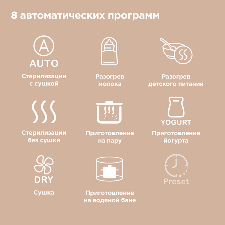 Многофункциональный стерилизатор для бутылочек РЕДМОНД Baby BC5204 - фото 5 - купить в интернет-магазине Редмонд