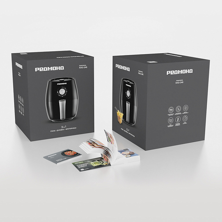 Аэрогриль-мультипечь РЕДМОНД RAG-246 - фото 10 - купить в интернет-магазине Редмонд