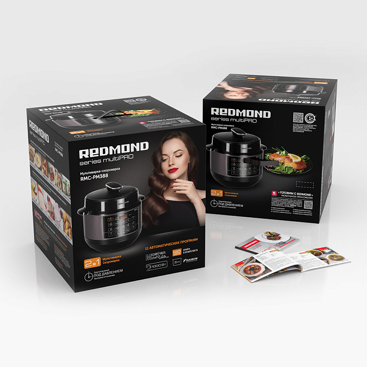 Мультиварка-скороварка REDMOND RMC-PM388 - фото 11 - купить в интернет-магазине Редмонд