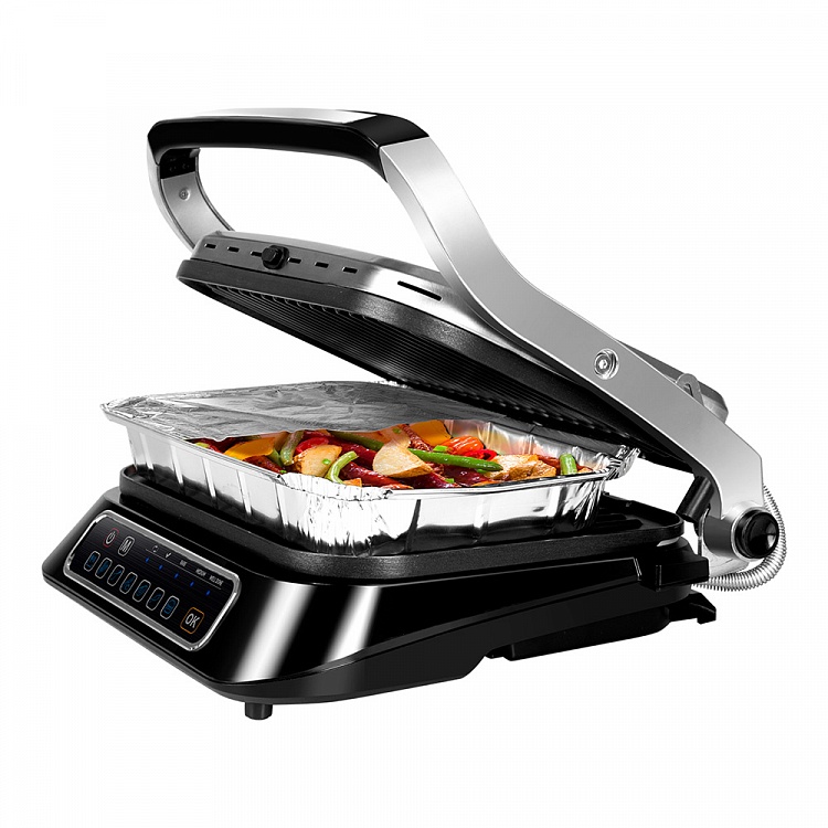 Гриль REDMOND SteakMaster RGM-M805 (черный/сталь) - фото 8 - купить в интернет-магазине Редмонд