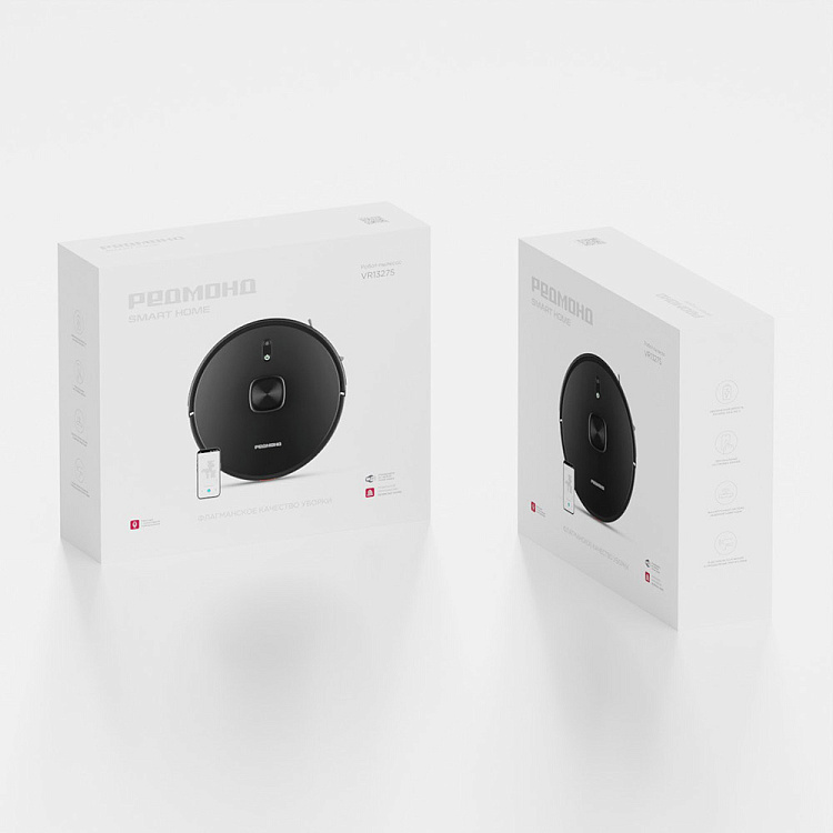 Умный робот-пылесос РЕДМОНД VR1327S WiFi (черный) - фото 10 - купить в интернет-магазине Редмонд
