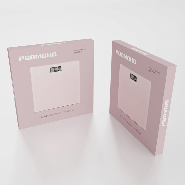 Напольные весы РЕДМОНД RS-757 (розовый) - фото 10 - купить в интернет-магазине Редмонд