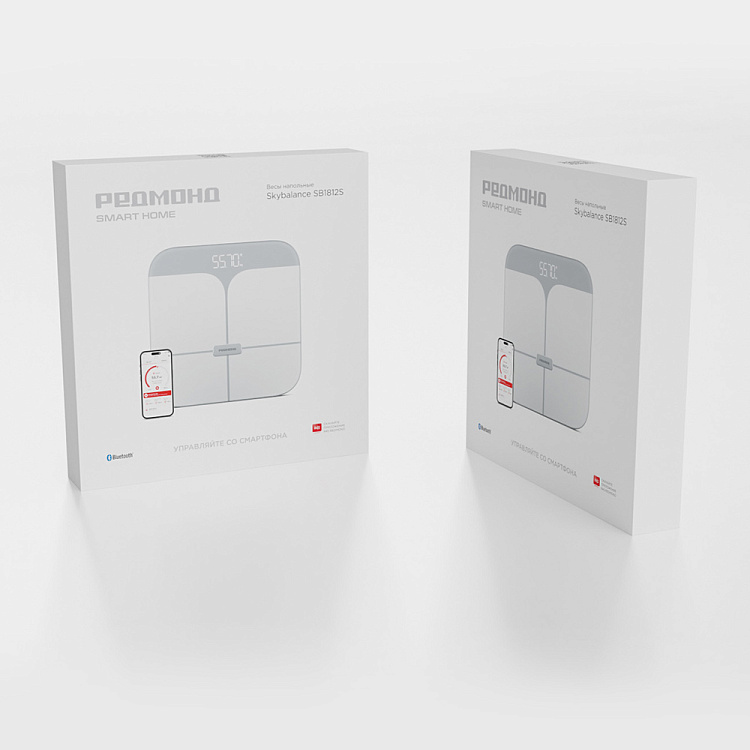 Умные напольные весы РЕДМОНД Skybalance SB1812S (серый) - фото 10 - купить в интернет-магазине Редмонд