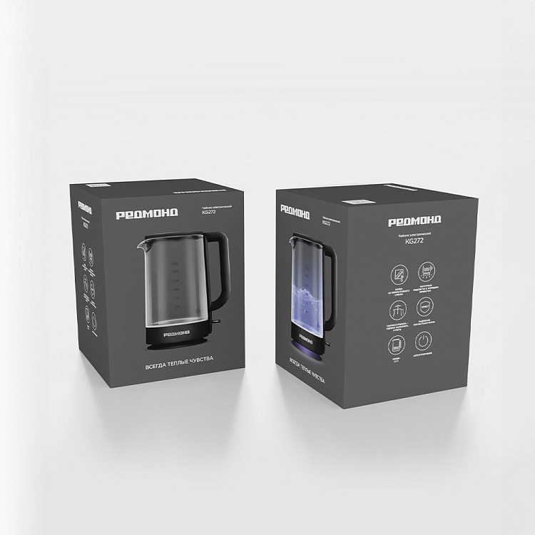 Электрический чайник РЕДМОНД KG272 (черный) - фото 11 - купить в интернет-магазине Редмонд