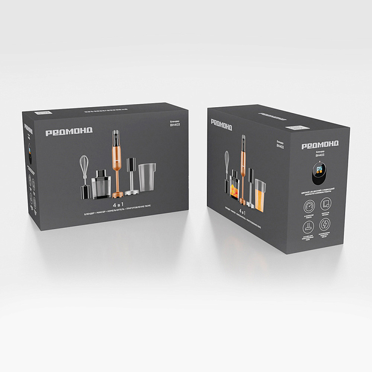 Блендер РЕДМОНД BH403 (бронзовый) - фото 12 - купить в интернет-магазине Редмонд