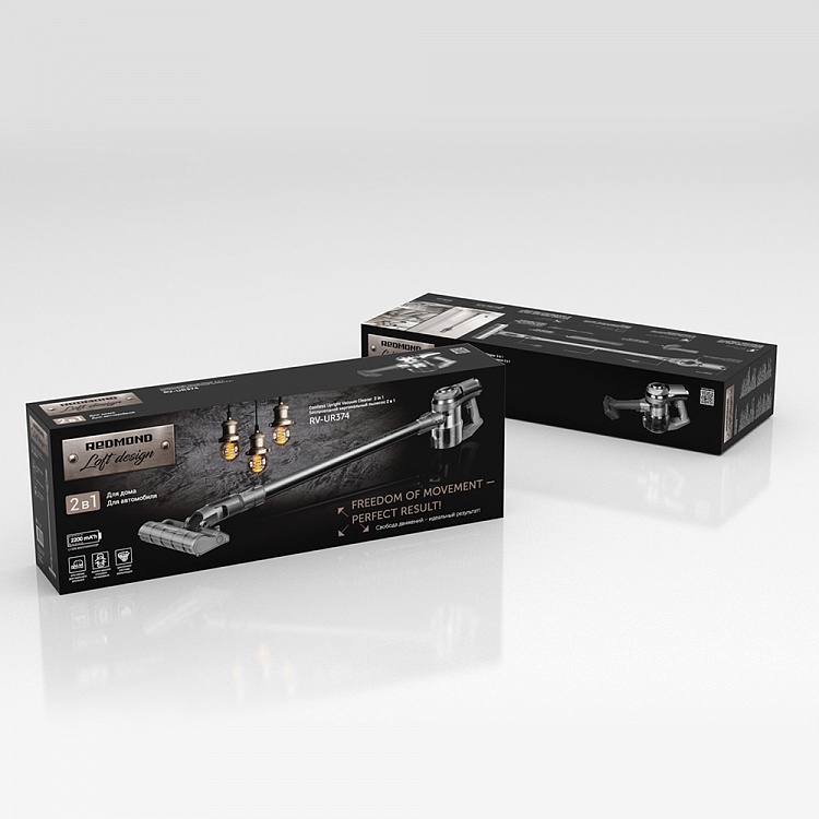 Пылесос вертикальный беспроводной REDMOND RV-UR374 - фото 10 - купить в интернет-магазине Редмонд