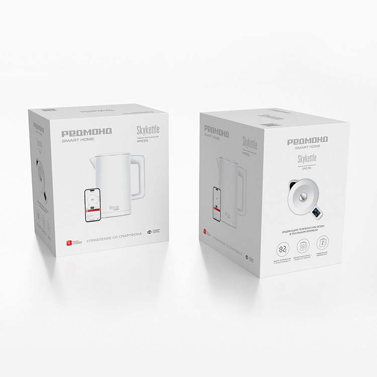 Умный чайник РЕДМОНД SkyKettle KM231S (белый) - фото 10 - купить в интернет-магазине Редмонд