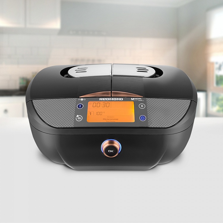 Мультиварка REDMOND SkyCooker CBD100S с двумя чашами - фото 7 - купить в интернет-магазине Редмонд