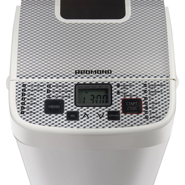 Хлебопечь РЕДМОНД RBM-1908 (белый) - фото 9 - купить в интернет-магазине Редмонд