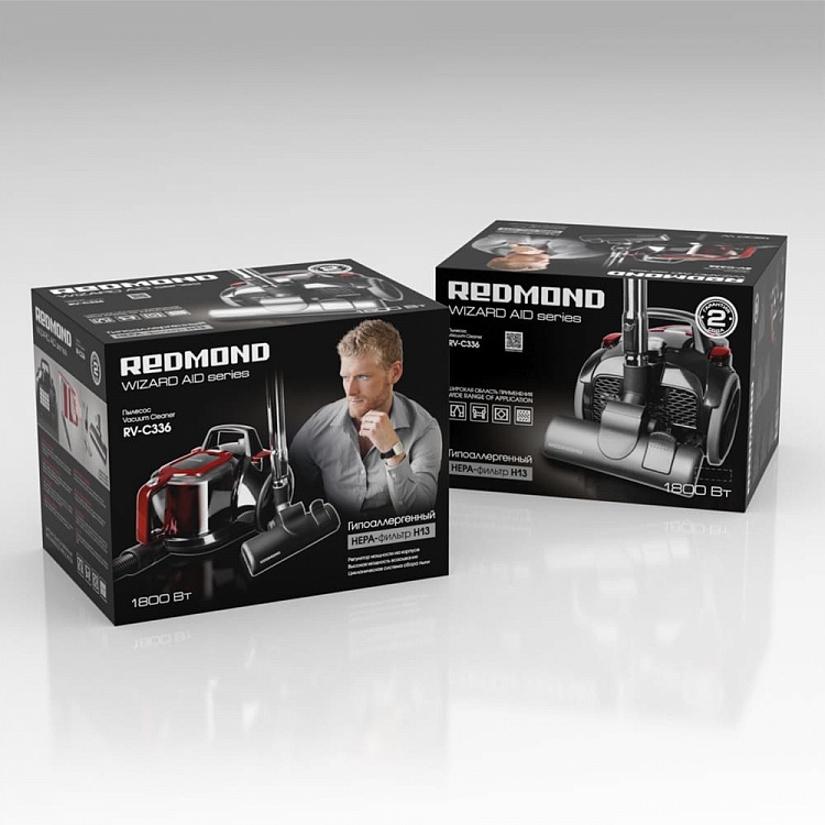 Пылесос REDMOND RV-C336 - фото 10 - купить в интернет-магазине Редмонд