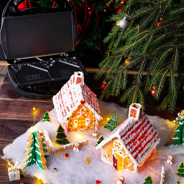 Панель "Домик" для мультипекаря REDMOND (форма для выпечки пряничного домика) RAMB-14 - фото 3 - купить в интернет-магазине Редмонд