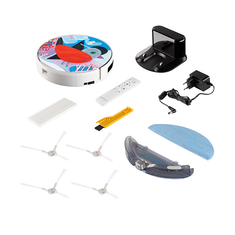 Умный робот-пылесос REDMOND RV-R640S WiFi (птица) - фото 10 - купить в интернет-магазине Редмонд