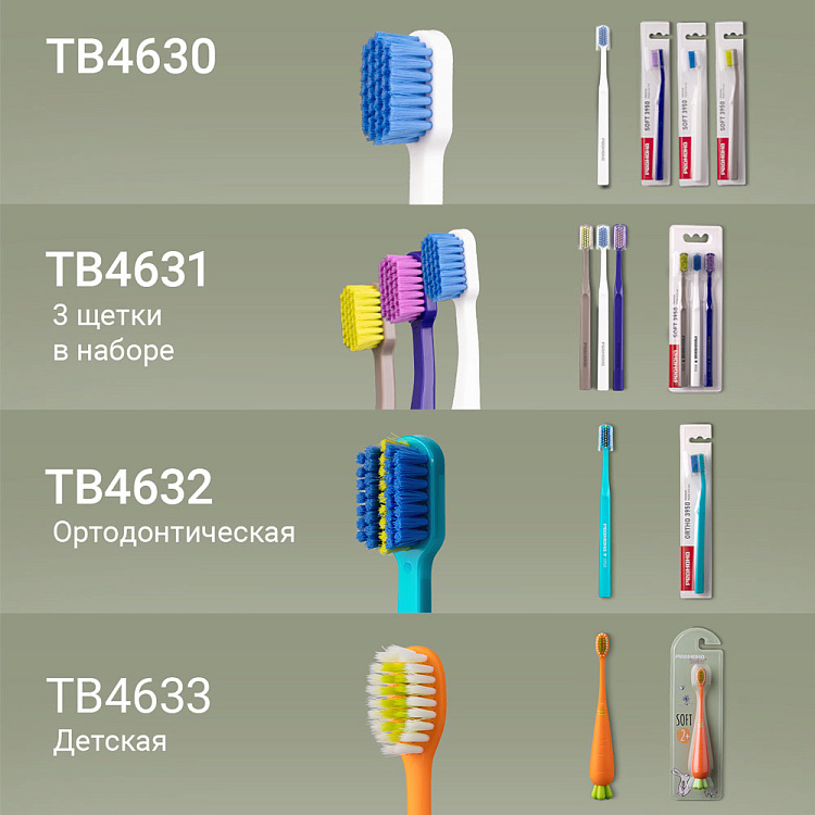 Зубная щетка для детей РЕДМОНД TB4633 Морковка, мягкая - фото 6 - купить в интернет-магазине Редмонд