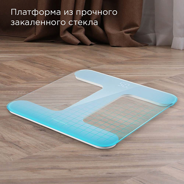 Напольные весы РЕДМОНД SB1811 (голубой) - фото 2 - купить в интернет-магазине Редмонд