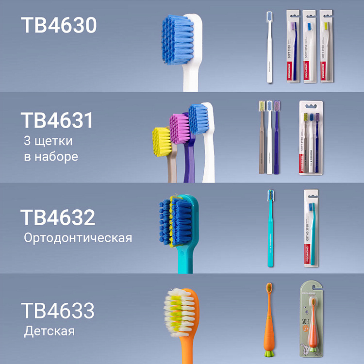 Зубная щетка для взрослых РЕДМОНД TB4630, мягкая (белый) - фото 6 - купить в интернет-магазине Редмонд