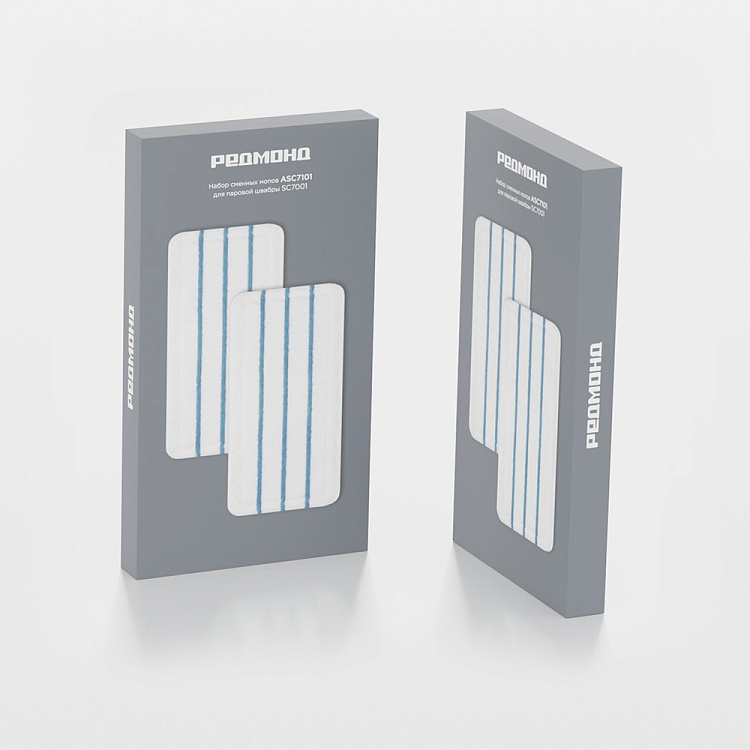 Набор сменных мопов для паровой швабры РЕДМОНД ASC7101 - фото 5 - купить в интернет-магазине Редмонд