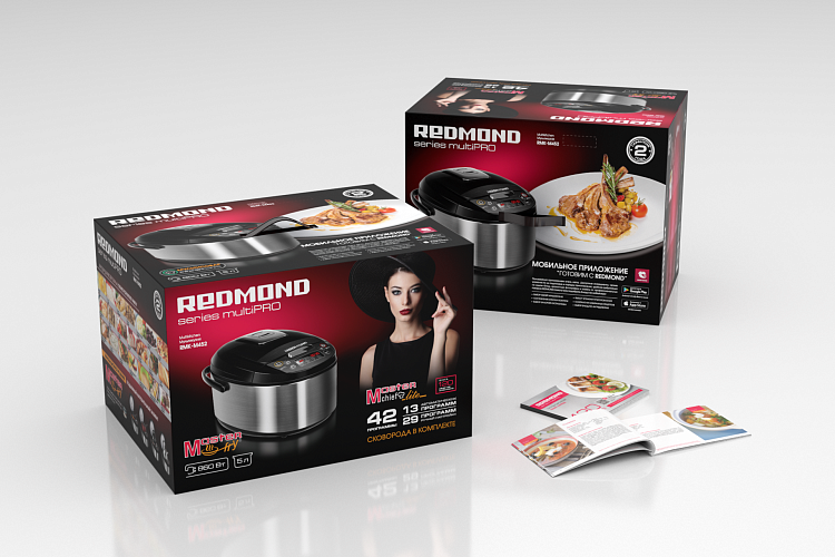 Мультикухня REDMOND RMK-M452 со сковородой, подъемный нагревательный элемент - фото 14 - купить в интернет-магазине Редмонд