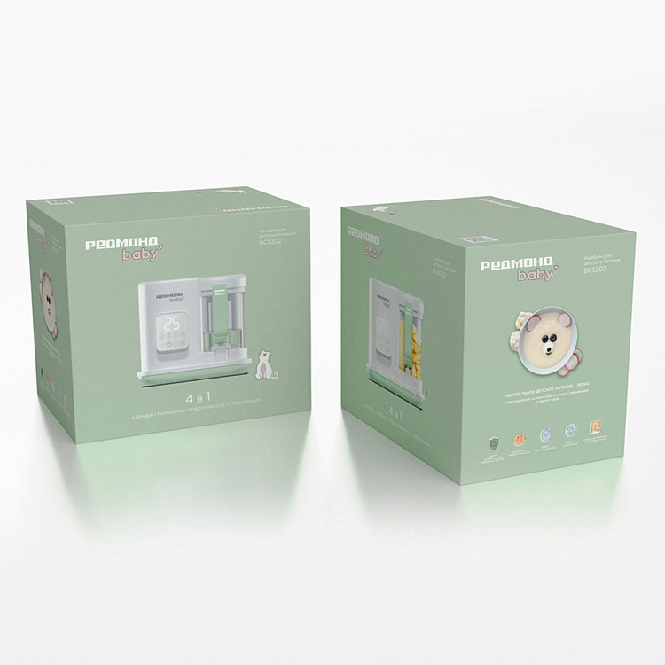 Комбайн для детского питания РЕДМОНД Baby BC5202 - фото 12 - купить в интернет-магазине Редмонд