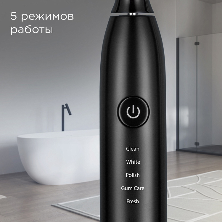 Электрическая зубная щетка РЕДМОНД TB4602 (черный) - фото 9 - купить в интернет-магазине Редмонд
