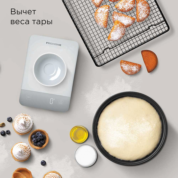 Весы кухонные РЕДМОНД SK1800 (белый) - фото 3 - купить в интернет-магазине Редмонд