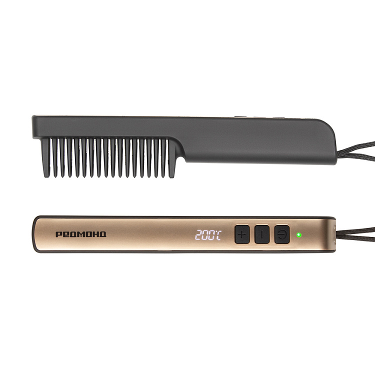 Беспроводная расческа-выпрямитель для волос РЕДМОНД HS1742 - фото - купить в интернет-магазине Редмонд