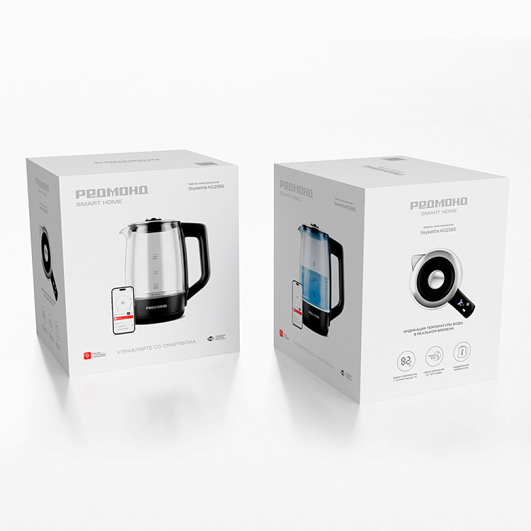 Умный чайник РЕДМОНД SkyKettle KG258S (черный) - фото 11 - купить в интернет-магазине Редмонд