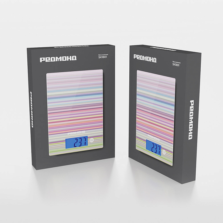 Весы кухонные РЕДМОНД SK1801 (полоски) - фото 2 - купить в интернет-магазине Редмонд