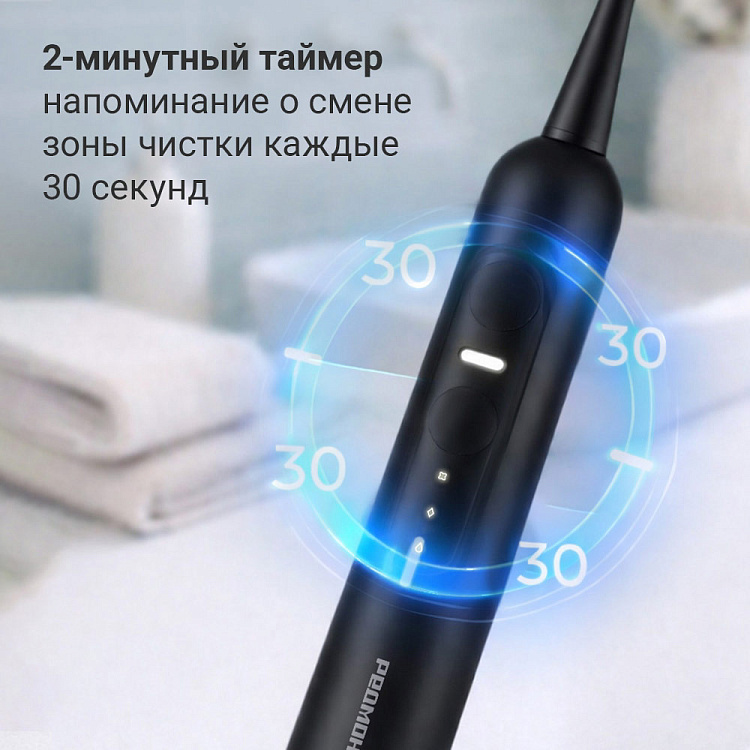 Электрическая зубная щетка РЕДМОНД TB4604 (черный) - фото 7 - купить в интернет-магазине Редмонд